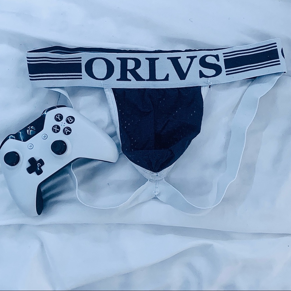 ORLVS Navy Mesh Pouch Jockstrap